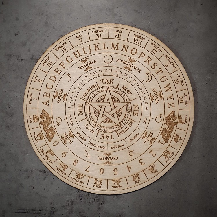 Cedrowe Wzgórza - tablica radjestezyjna