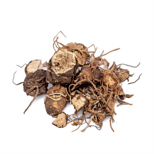 Korzeń Południowego Jana Zdobywcy (Southern John Root/Beth Root) -  Cedrowe Wzgórza - domowy spokój i wierność, zgoda, pojednanie, miłość, komunikacja, przebaczenie, porozumienie. Przykładowy surowiec.